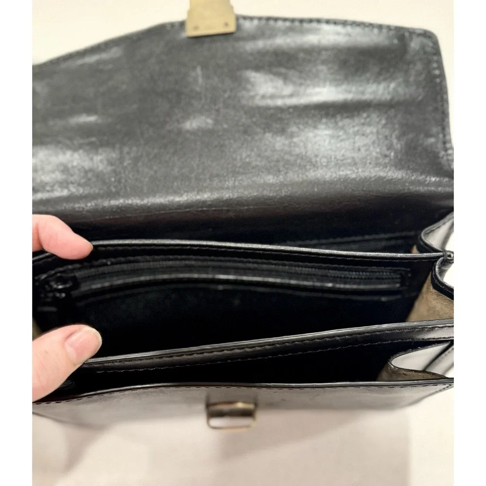 Toscanino Italian Leather Women's Crossbody Purse Bag Clutch - Picture 11 of 16